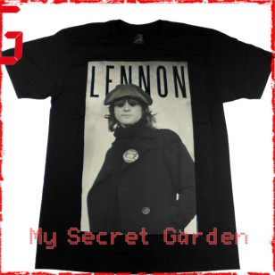 John Lennon - Cabbie Portrait Official Fitted Jersey T Shirt ( Men S ) ***READY TO SHIP from Hong Kong***